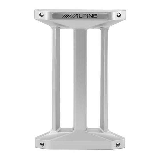 Alpine KTX-H12 Installation Manual