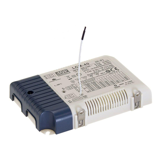 Mean Well LCM-40EO Instruction Manual