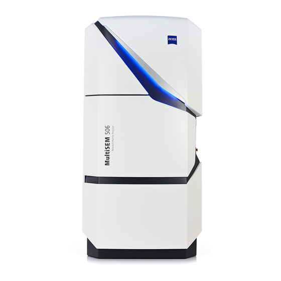 Zeiss MultiSEM 505 Series Instruction Manual