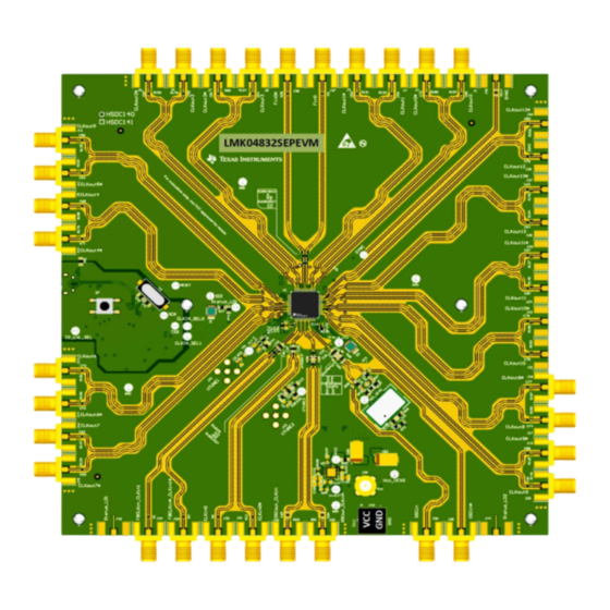 TEXAS INSTRUMENTS LMK04832SEPEVM USER MANUAL Pdf Download ManualsLib texas-instruments-lmk04832sepevm-user-manual-pdf-download-manualslib