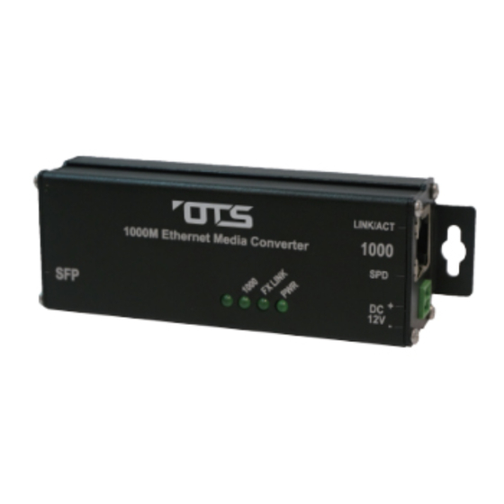 OTS ET1212H-S-MT Manual