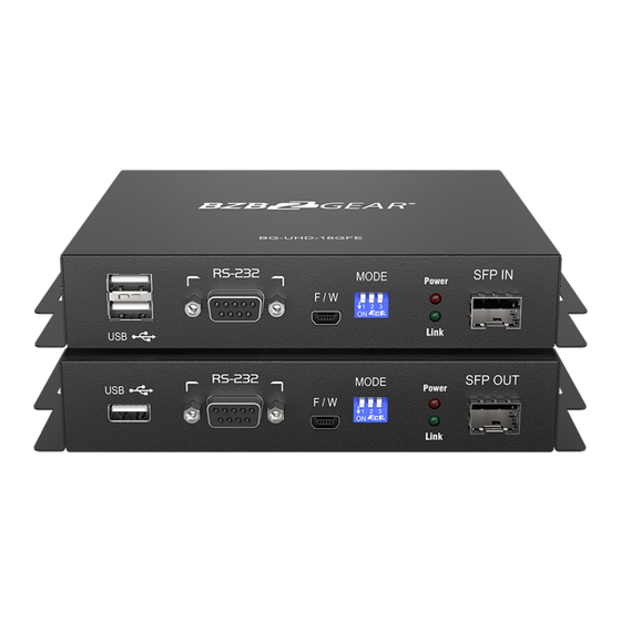 BZBGEAR BG-UHD-18GFE User Manual
