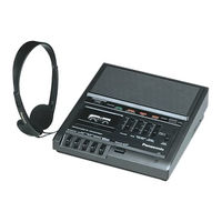 Panasonic transcriber - RR 930 Microcassette Operating Instructions Manual