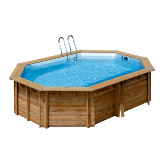 GRE ALISTA Wooden Oval Pool Manuals