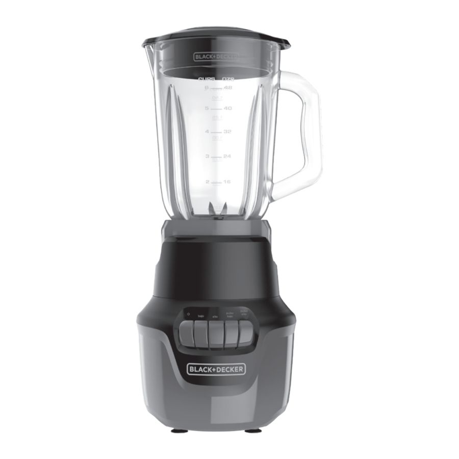 Black & Decker PERFORMANCE HELIX BL1600BG-LA Manual