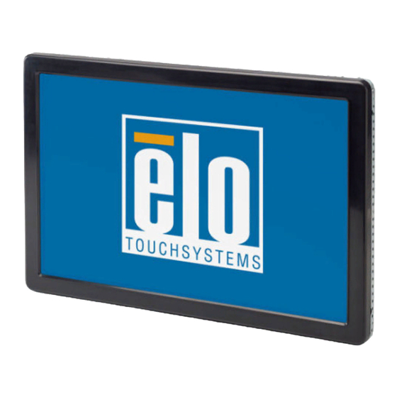 Elo TouchSystems Elo Entuitive 3000 Series 2239L Specification Sheet