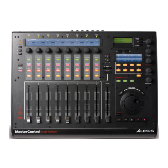 Alesis MasterControl Quick Start Manual