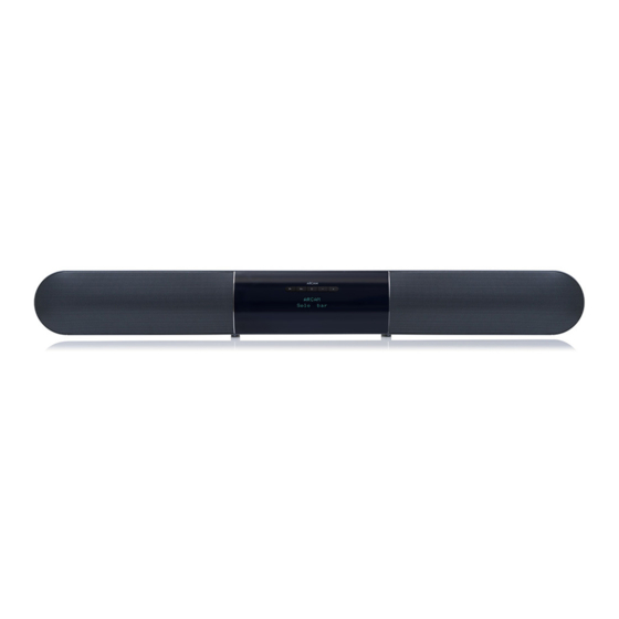 Arcam Solo bar Handbook