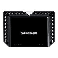 Rockford Fosgate T600-2 Installation And Operation Manual