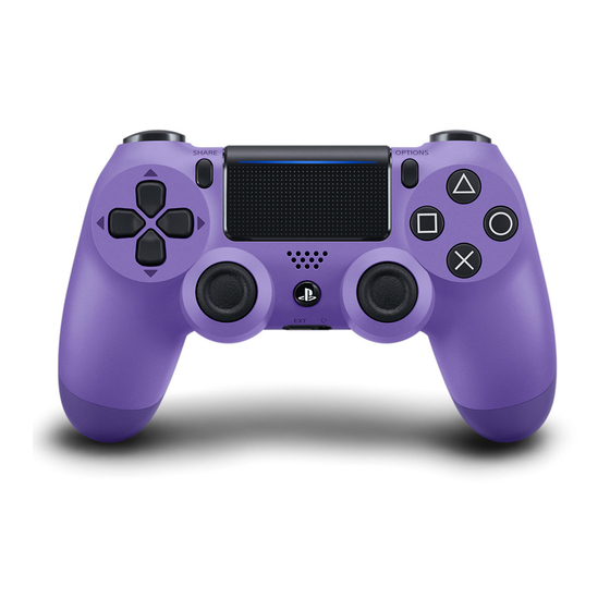 Sony PlayStation Dualshock 4 Instruction Manual