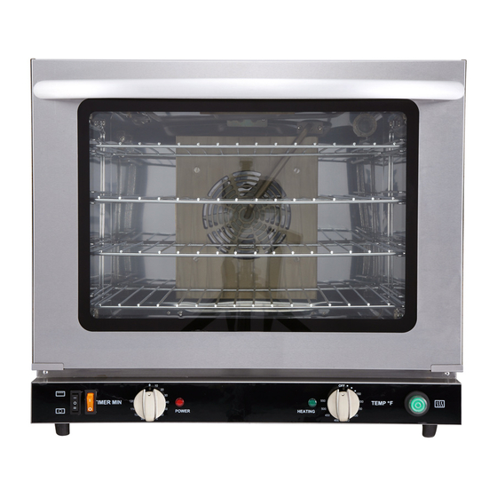 Omcan CE-CN-0066-G Convection Oven Manuals