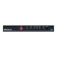 SY MFS31-H User Manual