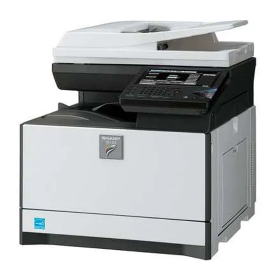 Sharp MX-FR46U Operation Manual
