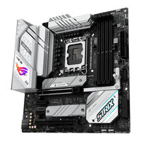 Asus ROG STRIX B760-G GAMING WIFI D4 Quick Start Manual