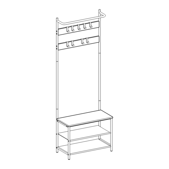 Songmics VASAGLE HSR411 Assembly Instructions Manual