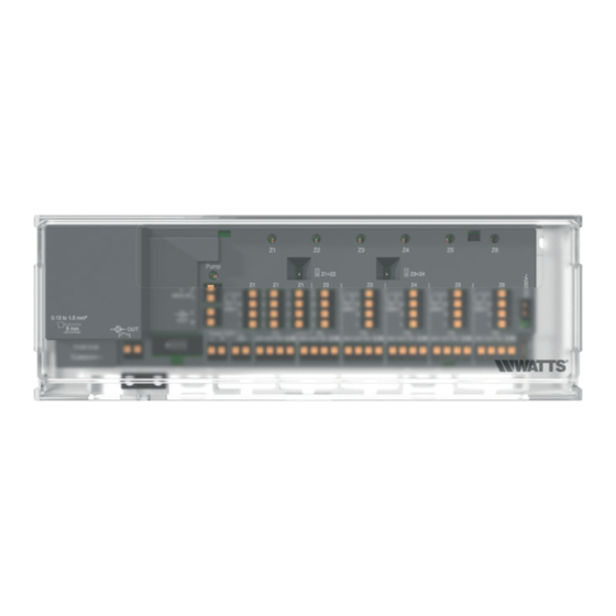 Watts Vision Wired WFC-03 6Z H+ 230 24V TH Quick Installation Manual