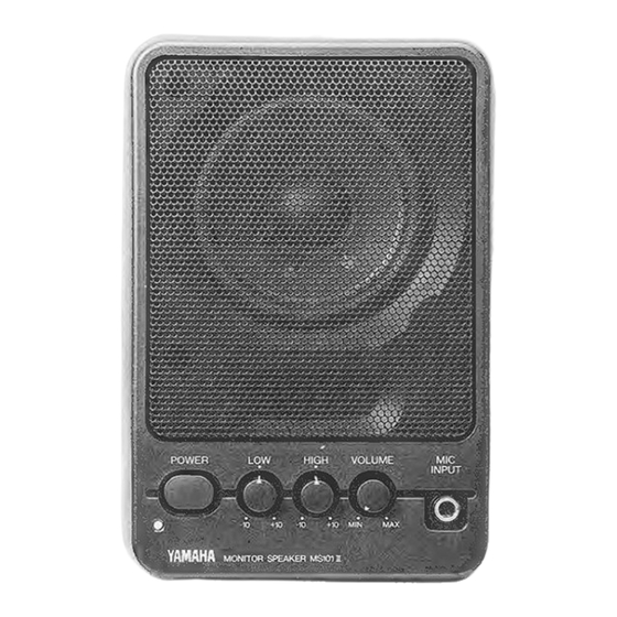 Yamaha MS1011II Service Manual