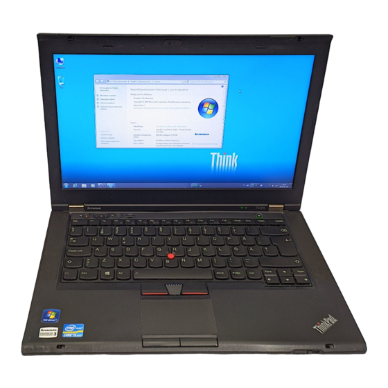 Lenovo ThinkPad T430s Vodič Za Uporabnika Manual