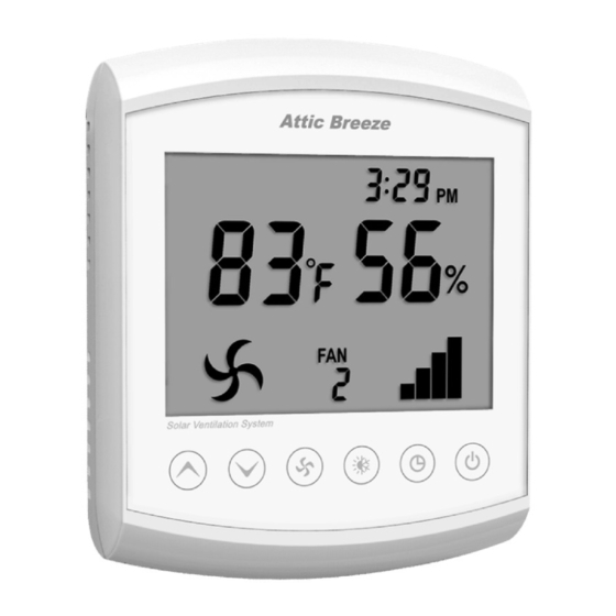 Breeze Mate Attic Breeze User Manual