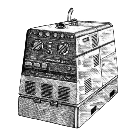 Lincoln Electric COMMANDER SVM153-A Service Manual