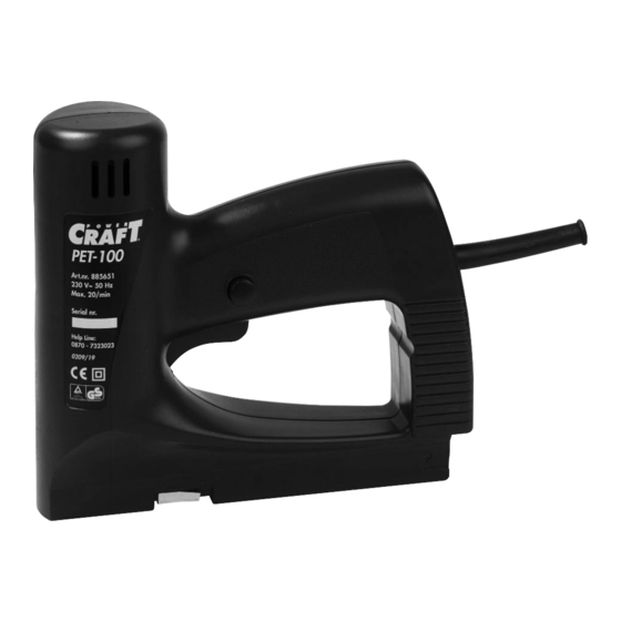 POWER CRAFT PET100 USER MANUAL Pdf Download ManualsLib