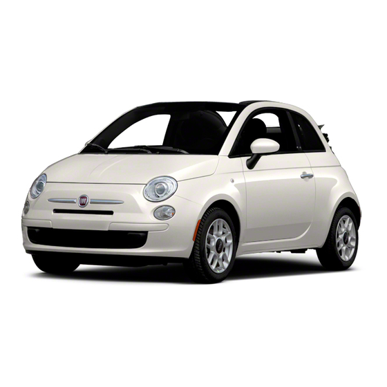 FIAT 2012 500 USER MANUAL Pdf Download ManualsLib