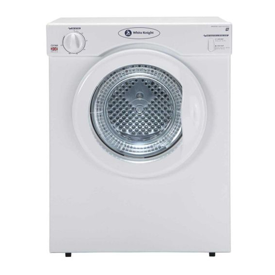 WHITE KNIGHT C37AW INSTRUCTIONS FOR USE MANUAL Pdf Download ManualsLib