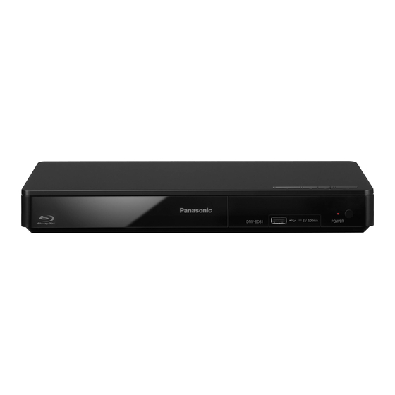 PANASONIC DMP-BD901 OWNER'S MANUAL Pdf Download | ManualsLib