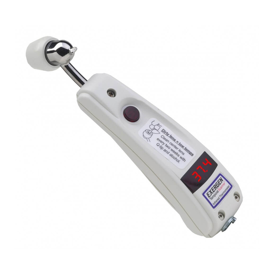 EXERGEN TAT5000 TEMPORALSCANNER REFERENCE MANUAL Pdf Download ManualsLib