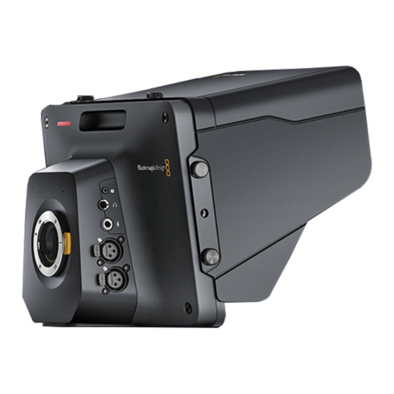 BLACKMAGICDESIGN STUDIO OPERATION MANUAL Pdf Download ManualsLib