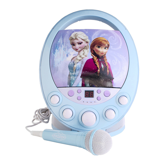 frozen karaoke machine microphone