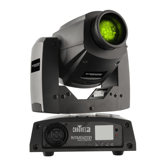CHAUVET INTIMIDATOR SPOT 255 IRC USER MANUAL Pdf Download ManualsLib