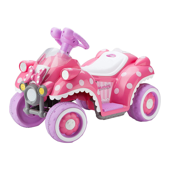 Kid trax disney minnie mouse 6v quad ride on manual new arrivals