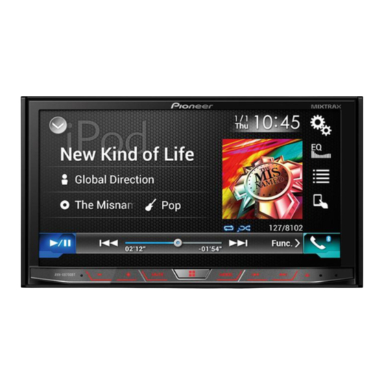 PIONEER AVHX8700BT FIRMWARE UPGRADE DOCUMENT Pdf Download ManualsLib