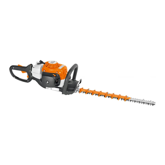 Stihl HS 82 Hedge Trimmer Owners Instruction Manual 0458-448-8621-A 