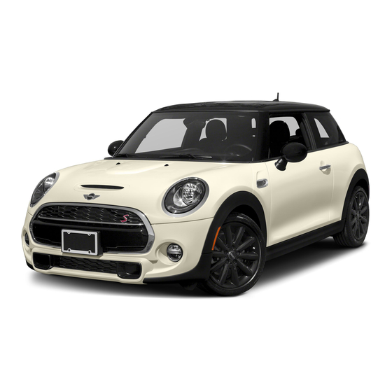 MINI 2016 HARDTOP OWNER'S MANUAL Pdf Download | ManualsLib