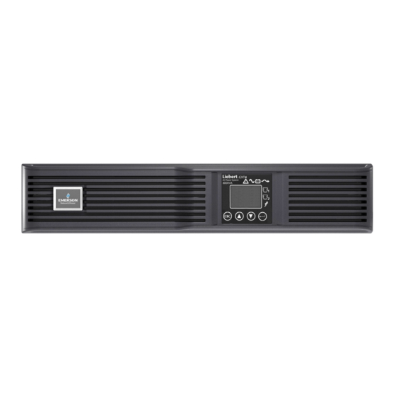 EMERSON LIEBERT GXT4 USER MANUAL Pdf Download ManualsLib