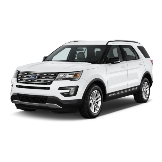 FORD 2016 EXPLORER OWNER'S MANUAL Pdf Download | ManualsLib