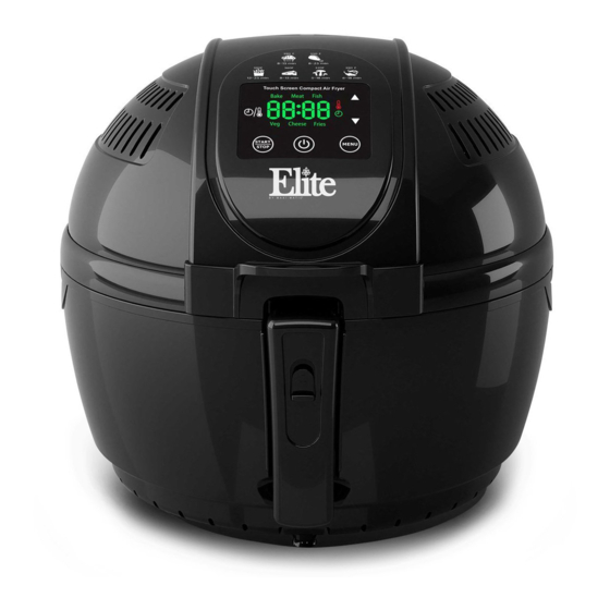ELITE EAF1506D INSTRUCTION MANUAL AND RECIPE MANUAL Pdf Download