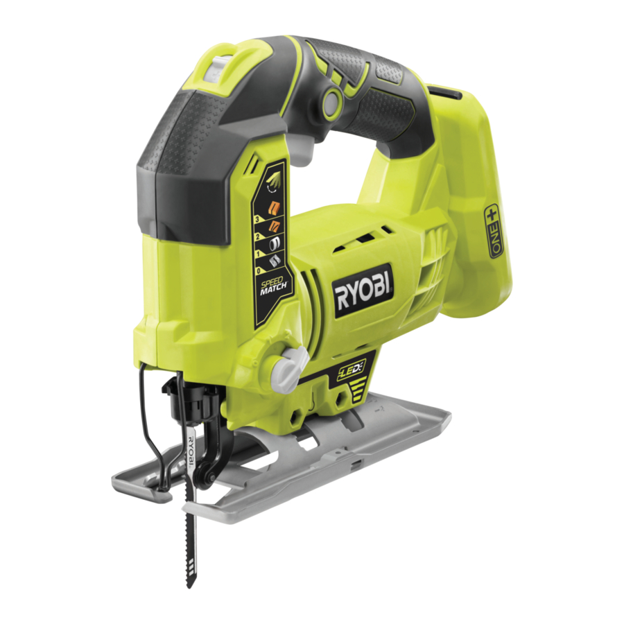 RYOBI R18JS ORIGINAL INSTRUCTIONS MANUAL Pdf Download | ManualsLib