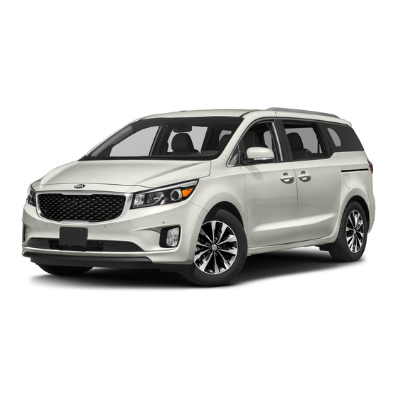 KIA 2016 SEDONA OWNER'S MANUAL Pdf Download | ManualsLib