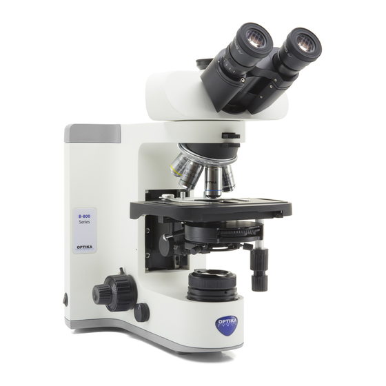 Optika B-800 Operation Manual