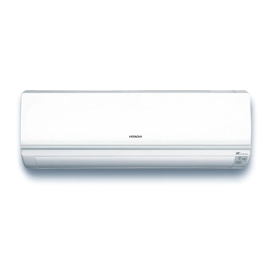 Hitachi RAS-X10CCK Instruction Manual