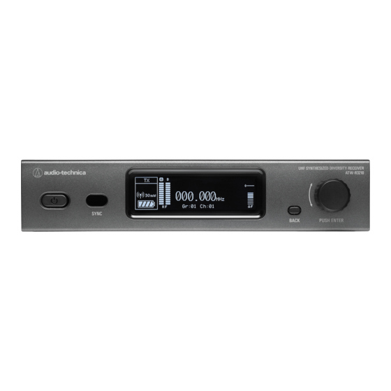 Audio Technica 3000 Series User Manual