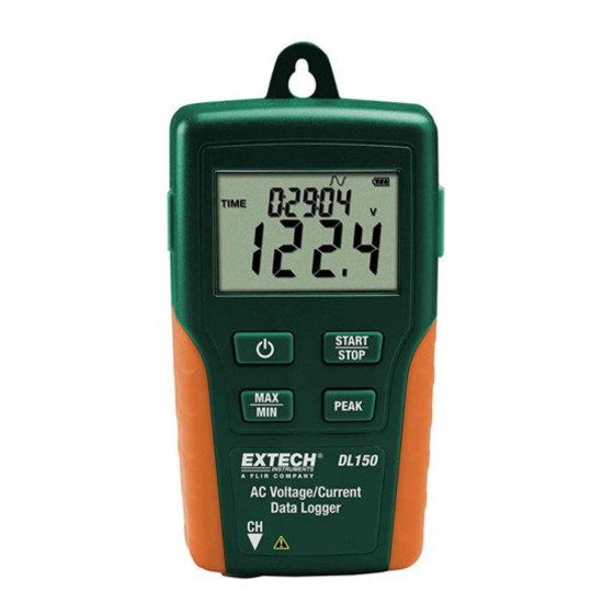 Extech Instruments DL150 User Manual