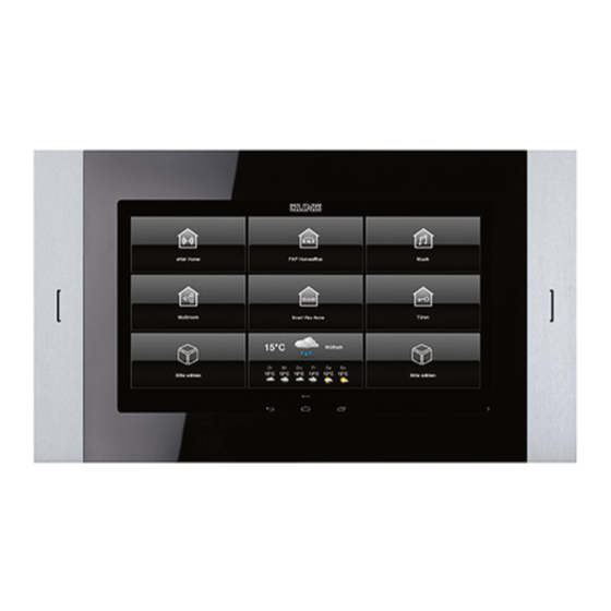 Jung Smart Control 10 Product Documentation