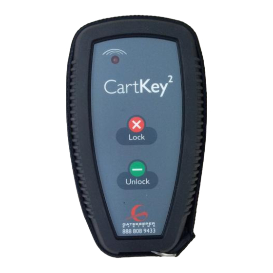 Gatekeeper Systems K-9800 CartKey2 User Manual