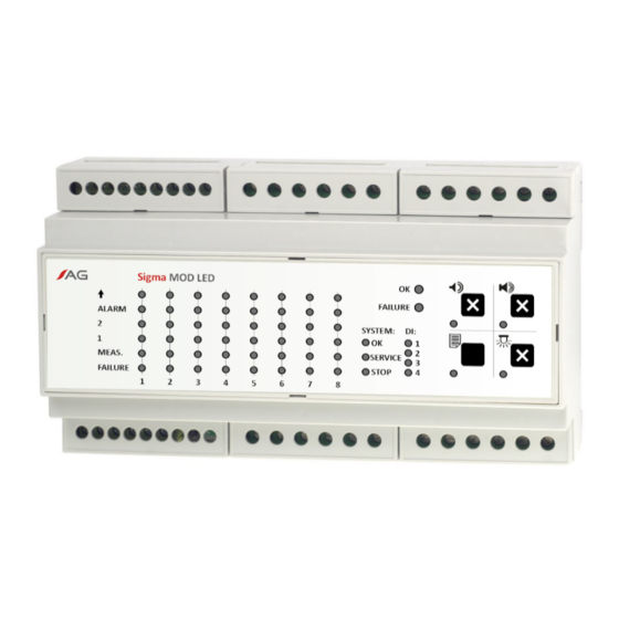 Atest Gaz Sigma MOD LED User Manual