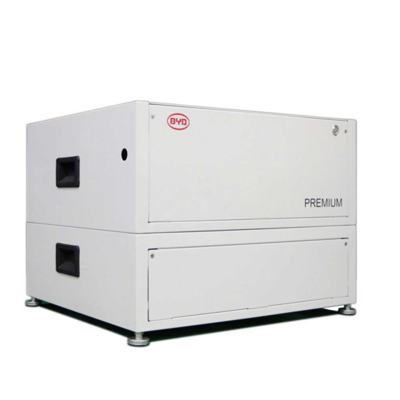 BYD Battery-Box Premium LVL15.4 Quick Start Manual