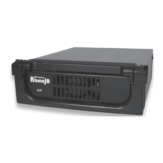 CRU Dataport RJR110 Ultra320 Install Manual